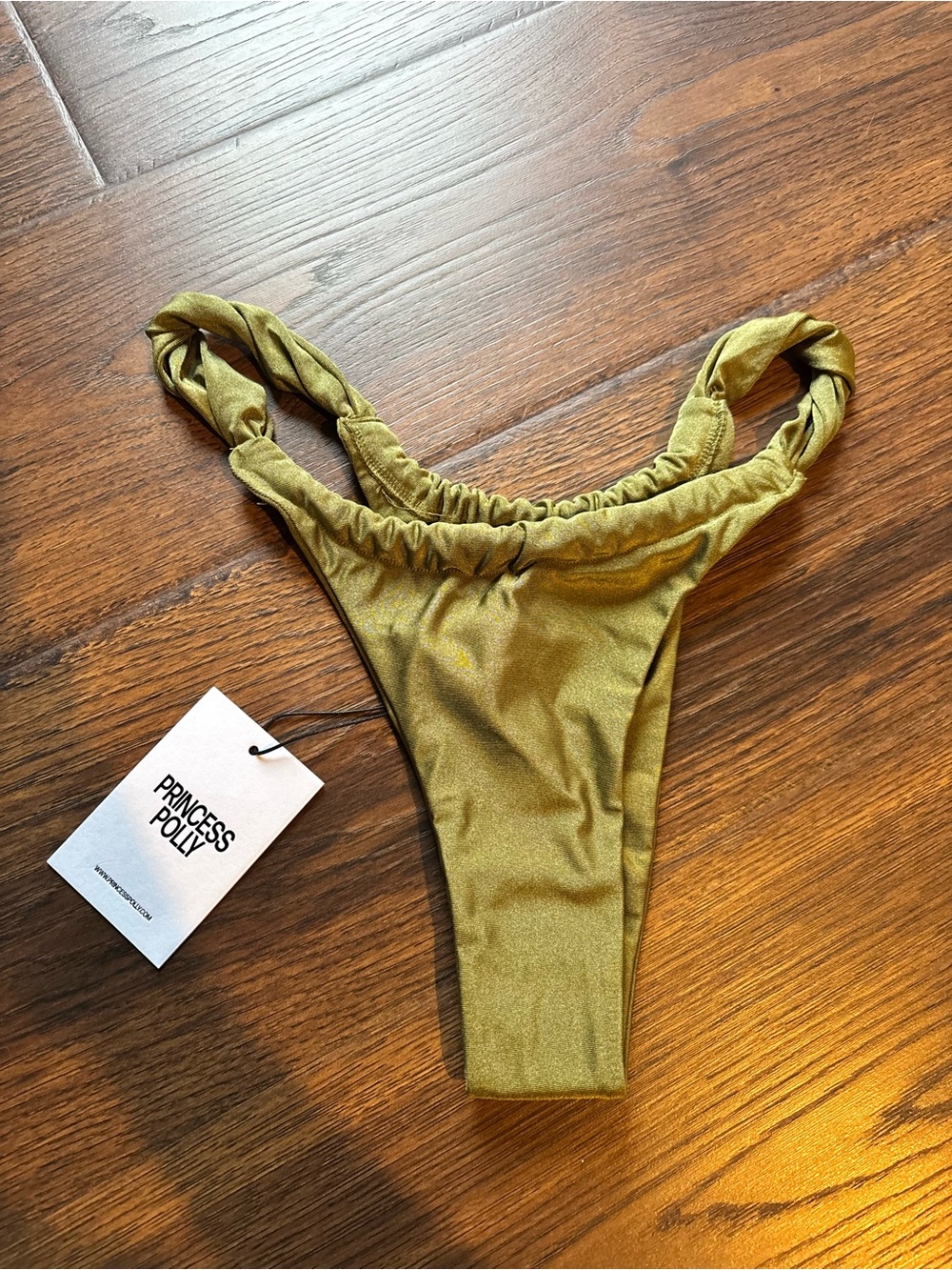 Princess Polly Olive Green Ruched Bottoms